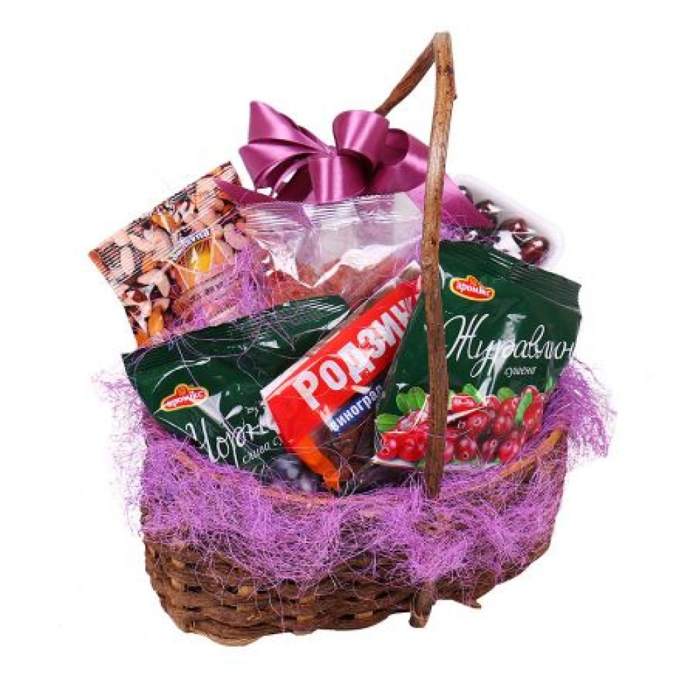 Basket of dried fruits